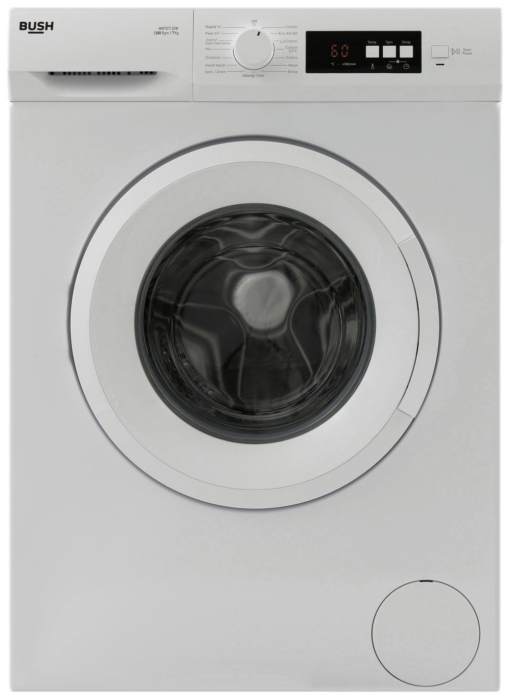 bush wmt0712ew 7kg 1200 spin washing machine white bush wmt0712ew 7kg 1200 spin washing machine white