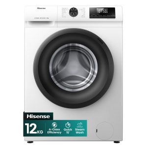 hisense wfqe1214evjm 12kg 1400 spin washing machine white
